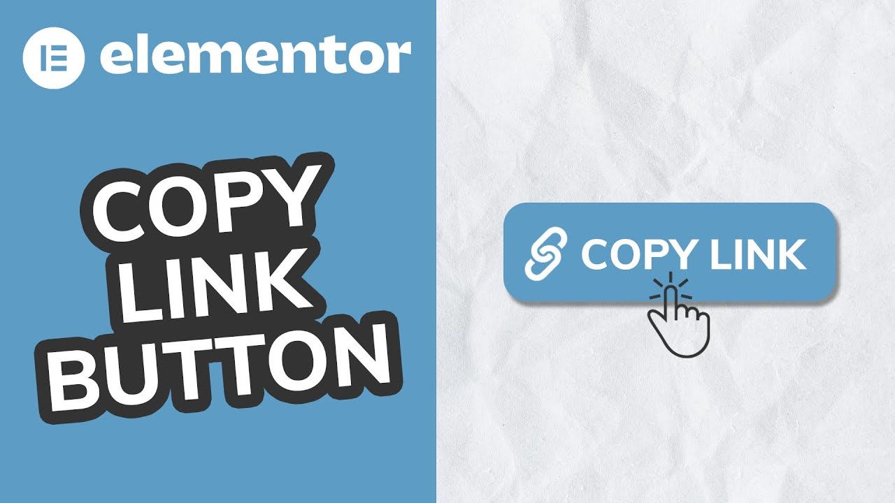 Create an Elementor Copy Link Button Helwp