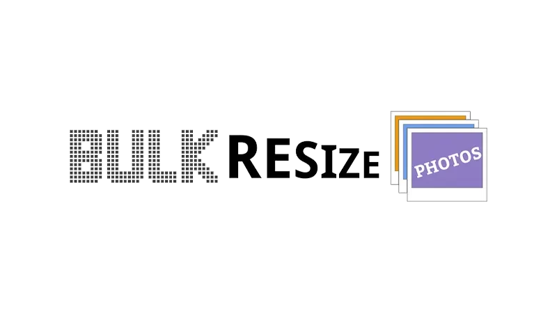 Bulk Resize Photos Logo