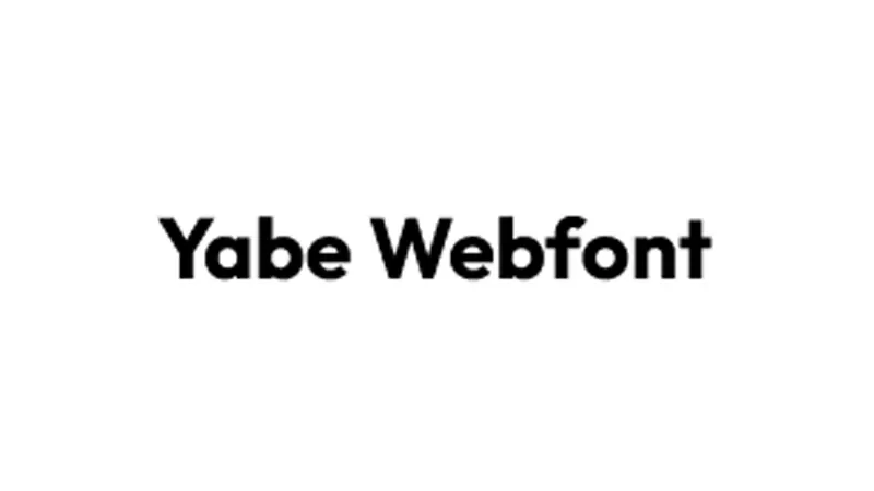 Yabe Webfont Logo